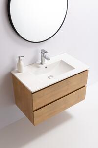 CERANO - Koupelnová skříňka pod umyvadlo Carole - přírodní - 80 cm