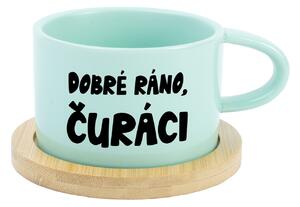 DOBRÉ RÁNO, ČURÁCI - mint hrníček makronka 200 ml