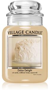 Village Candle Dolce Delight vonná svíčka (Glass Lid) 602 g