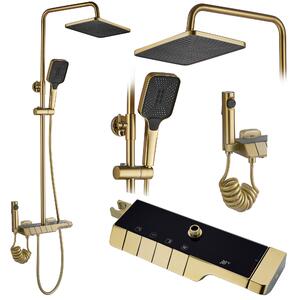 Sprchový set s termostatem REA ROB Gold Brush
