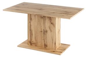 KONDELA Jídelní stůl, dub Wotan, 138x79 cm, OLYMPA