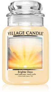 Village Candle Brighter Days vonná svíčka (Glass Lid) 602 g