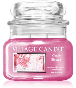 Village Candle Cherry Blossom vonná svíčka (Glass Lid) 262 g