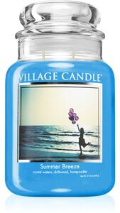 Village Candle Summer Breeze vonná svíčka (Glass Lid) 602 g