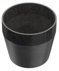 Granisil granitový květináč MONTI 35 cm Černý