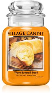 Village Candle Warm Buttered Bread vonná svíčka (Glass Lid) 602 g