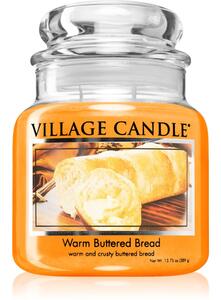 Village Candle Warm Buttered Bread vonná svíčka (Glass Lid) 389 g