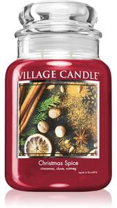 Village Candle Christmas Spice vonná svíčka (Glass Lid) 602 g
