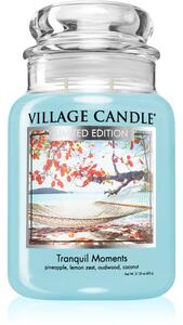 Village Candle Tranquil Moments vonná svíčka (Glass Lid) 602 g