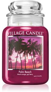 Village Candle Palm Beach vonná svíčka (Glass Lid) 602 g