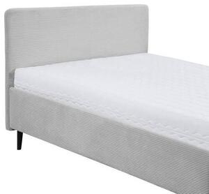 ČALOUNĚNÁ POSTEL, 140/200 cm světle šedá MID.YOU - Jednolůžkové postele, Online Only