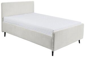 ČALOUNĚNÁ POSTEL, 140/200 cm krémová MID.YOU - Jednolůžkové postele, Online Only