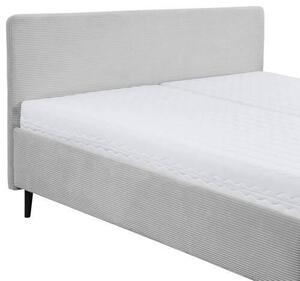 ČALOUNĚNÁ POSTEL, 180/200 cm, světle šedá MID.YOU - Manželské postele, Online Only