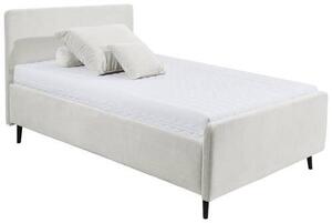 ČALOUNĚNÁ POSTEL, 140/200 cm krémová MID.YOU - Jednolůžkové postele, Online Only