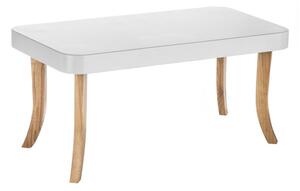 Luxusní bílý stolek obĺžnik