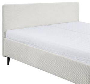 ČALOUNĚNÁ POSTEL, 180/200 cm, krémová MID.YOU - Manželské postele, Online Only