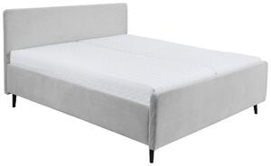 ČALOUNĚNÁ POSTEL, 180/200 cm, světle šedá MID.YOU - Manželské postele, Online Only