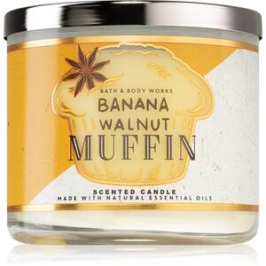 Bath & Body Works Banana Walnut Muffin vonná svíčka 411 g
