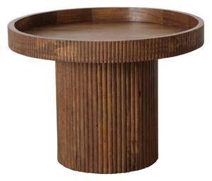 Dřevěný kavový stolek z z mangového dřeva Riffla, 45 x 60 cm