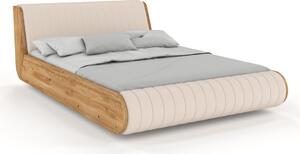 Dubová levitující postel Harald cm - masiv 4 cm Moření Visby - dub: Přírodní lak Dub přírodní 160x200