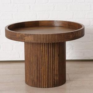 Dřevěný kavový stolek z z mangového dřeva Riffla, 45 x 60 cm
