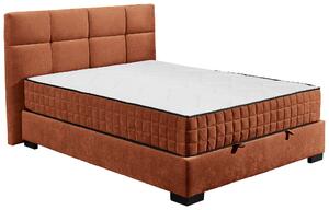 AMERICKÁ POSTEL, 140/200 cm, koňaková MID.YOU - Postele s úložným prostorem, Online Only