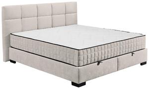 AMERICKÁ POSTEL, 160/200 cm, béžová MID.YOU - Postele s úložným prostorem, Online Only