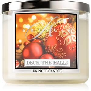 Kringle Candle Deck The Halls vonná svíčka 411 g