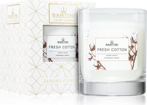 SANTINI Cosmetic Fresh Cotton vonná svíčka 200 g