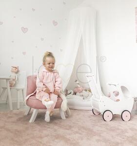 Dětské designové křeslo Princess - růžové
