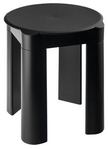 SAPHO - COLORED koupelnová stolička 37x39x37cm, ABS, černá mat A56013