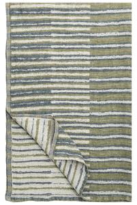 Lněný ručník Taito, len-šedo-zelený, Rozměry 95x150 cm