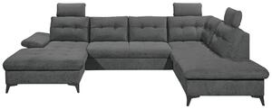 SEDACÍ SOUPRAVA, textil, barvy grafitu MID.YOU - Sedací soupravy, Online Only