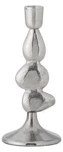 Kovový svícen Metina Silver 21 cm