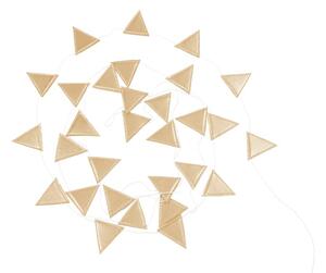 Girlanda trojúhelníky 3,3 m - Gold