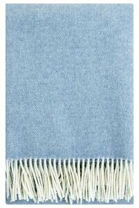 Vlněná deka Arvo 130x180, přírodně barvená modrá / Finnsheep