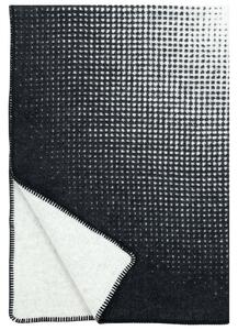 Vlněná deka Juhannus 100x150, černá / Finnsheep