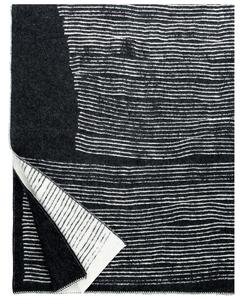 Vlněná deka Mehiläispesä 150x200, černá / Finnsheep