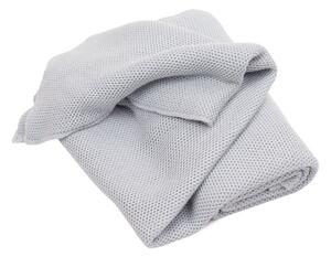 Pletená bambusová deka pro děti - Light grey