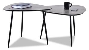 HezkýNábytek.cz Konferenční stolek Rossi Zest Xl (beton + černá). 1111853