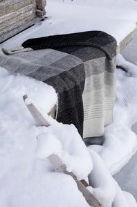 Vlněná deka Kaamos 150x200, černá / Finnsheep