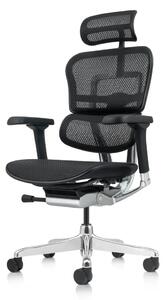 Kancelářská ergonomická židle SIRIUS Q24 NEO – celosíť, černá, nosnost 150 kg, záruka 3 roky