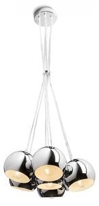 ASTROMET VII závěsná chrom 230V E27 7x42W - RED - DESIGN RENDL