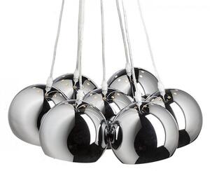 ASTROMET VII závěsná chrom 230V E27 7x42W - RED - DESIGN RENDL
