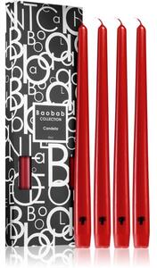 Baobab Collection Candela Red svíčka 4 ks