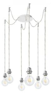 KOMBIX 6 závěsná sada BZ+TK+CHO 230V E27 6x28W - RED - DESIGN RENDL