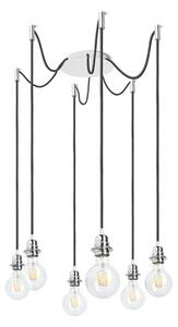 KOMBIX 6 závěsná sada BZ+ČK+CHO 230V E27 6x28W - RED - DESIGN RENDL
