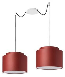 KOMBIX 2 závěsná sada BZ+ČK+CHO 230V E27 2x28W - RED - DESIGN RENDL