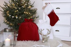 Vánoční dekorační pytel - Red