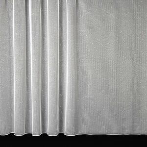 Rand Žakárová záclona 5014, nopky / pršíčko, bílá, s olůvkem, výška 130cm (v metráži)